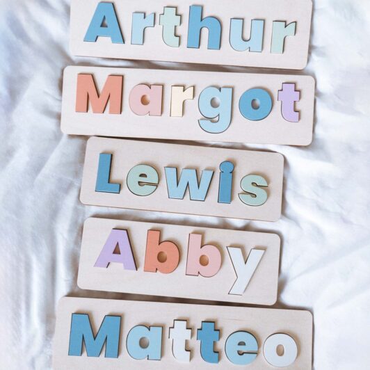 Personalised name puzzles - Option 4
