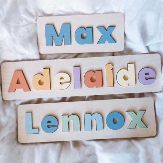 Personalised name puzzles
