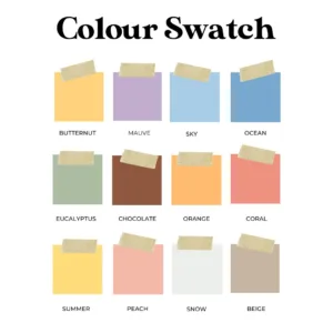 Colour swatches