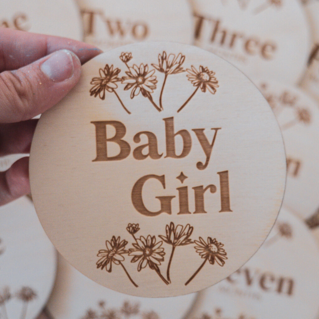 Daisy Baby Milestone Cards - Oh Coco