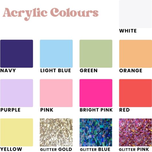 All Acrylic Colours